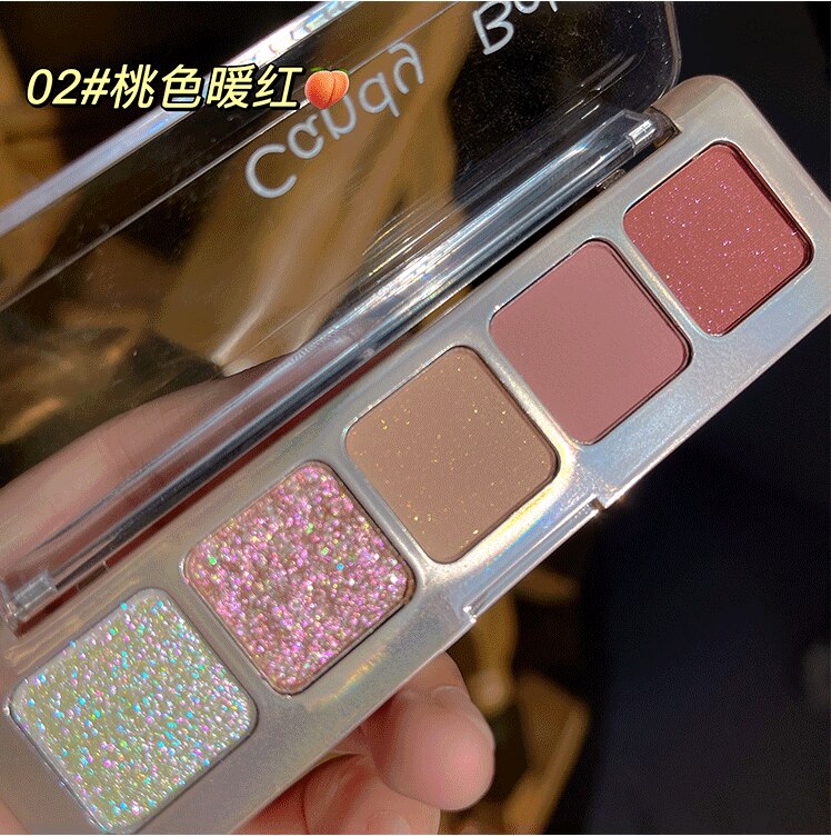 Diamond Glitter Eyeshadow Palette Shimmer Matte Shiny Highlighter Eyeshadow Powder Metallic Pigment Makeup Palette Cosmetic