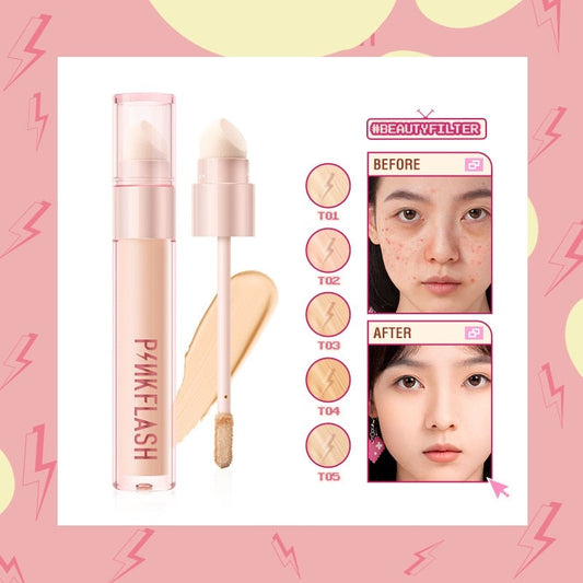 HD Flawless Liquid Concealer Base Breathable Full Coverage Foundation Cream Cosmetic Suit for All Skin Face Makeup