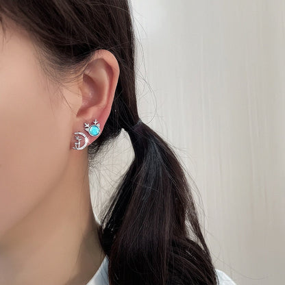 Cute Christmas Elk Dangle Earrings For Women Charm Xmas Deer Star Bowknot Round Ball Drop Earring Girls New Year Party Jewelry