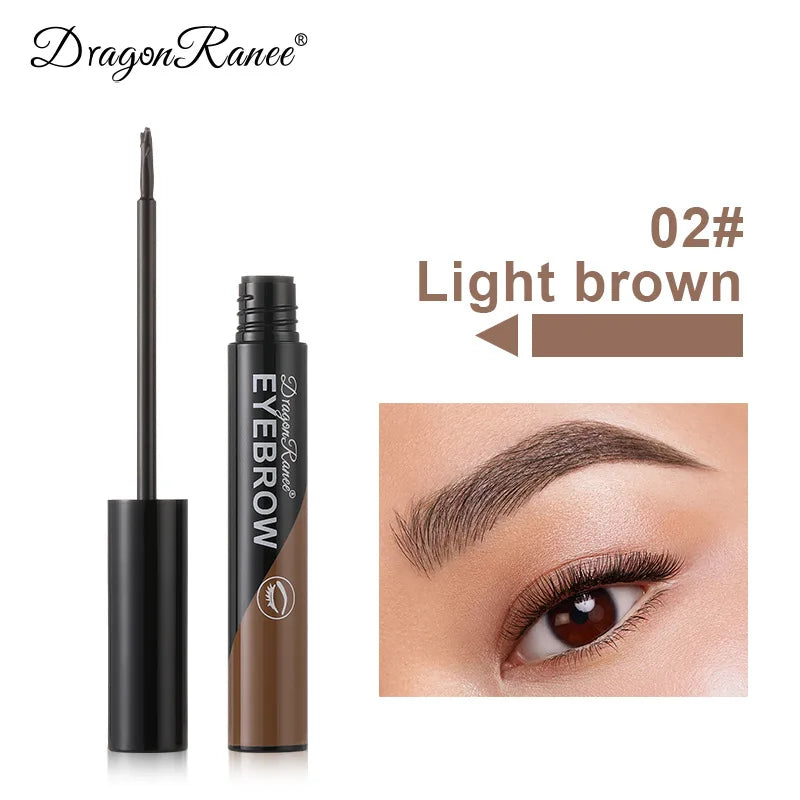 qgtao  -  Peel-off Eyebrow Gel Natural Brow Tattoo Black Brown Tint Makeup Waterproof Lasting Eye Brow Enhancers Liquid Gel Tear Wear Easy