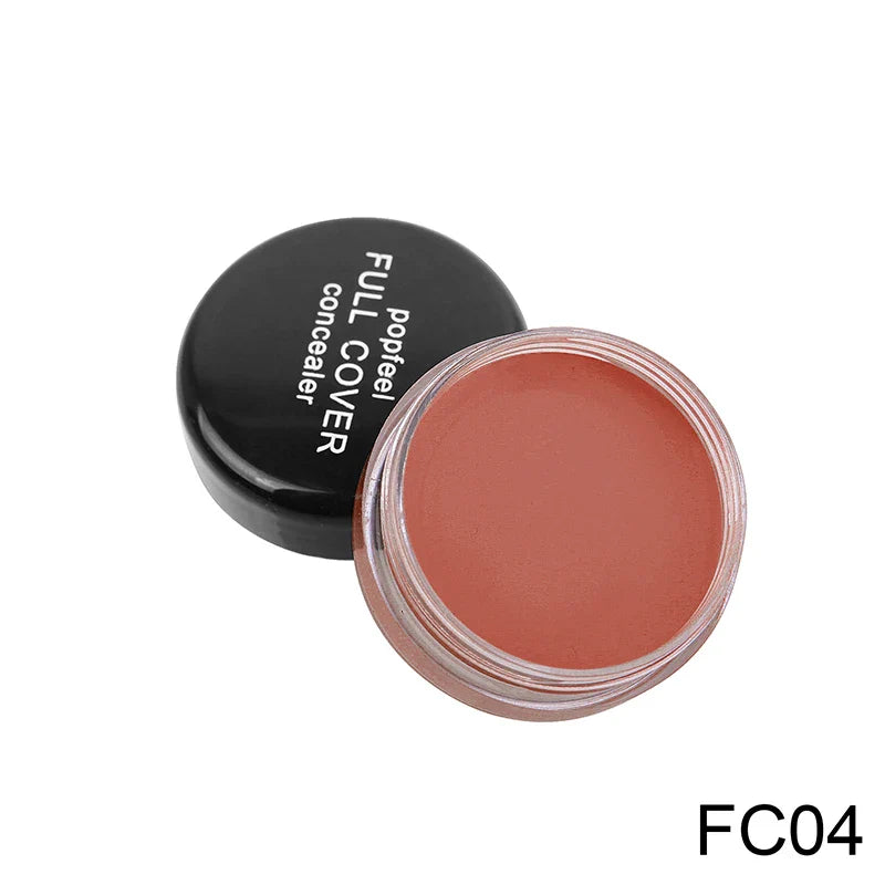 qgtao 4 Colors Concealer Makeup Palette Waterproof Moisturizing Coverage Dark Circle Face Contour Bronzer Foundation Cream Cosmetic