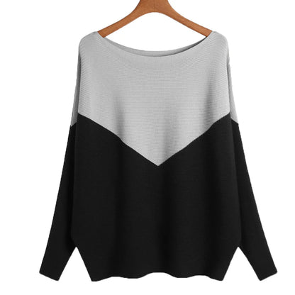 qgtao Winter 2024 Boat Neck Batwing Sweaters Pullovers Women Casual Cashmere Sweater Plus Size Knit Jumpers Tops Pull Femme