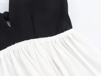 qgtao  2024 Women's Patchwork Dress Robe Dresses on Sale Clearance Sexy Costume Long Femme Elegant Fashion Summer De Soiree