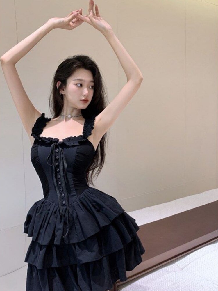 Goth Harajuku Slip Dress