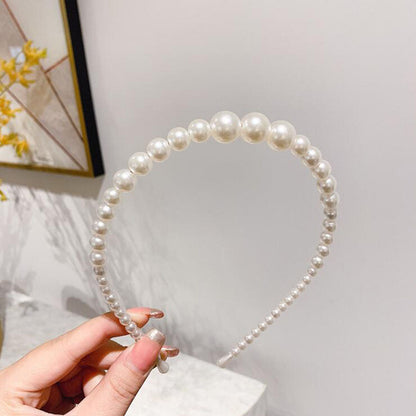 2022 New Women Elegant Full Pearls Hairbands Sweet Headband Hair Bundle Lady Hair Hoops Fashion Accessories