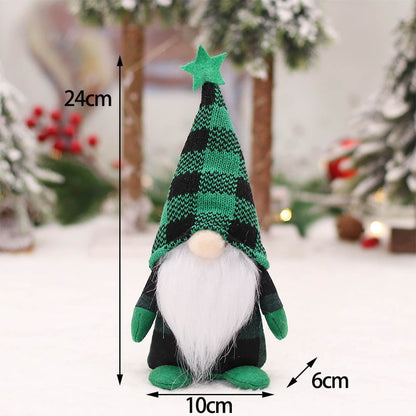 Halloween Gnome Plush Halloween Decoration for Home Handmade Faceless Dolls Gnome Ornaments Cute Elf Scandinavian Tomte Gnomes