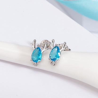 Cute Christmas Elk Dangle Earrings For Women Charm Xmas Deer Star Bowknot Round Ball Drop Earring Girls New Year Party Jewelry