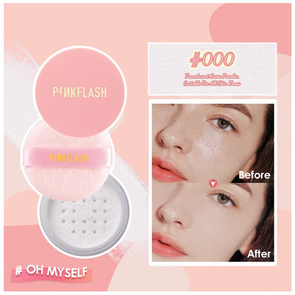 Full Coverage Face Loose Powder 3 Color Waterproof Oil-control Matte Setting Finish Makeup Profession Womens Cosmetics