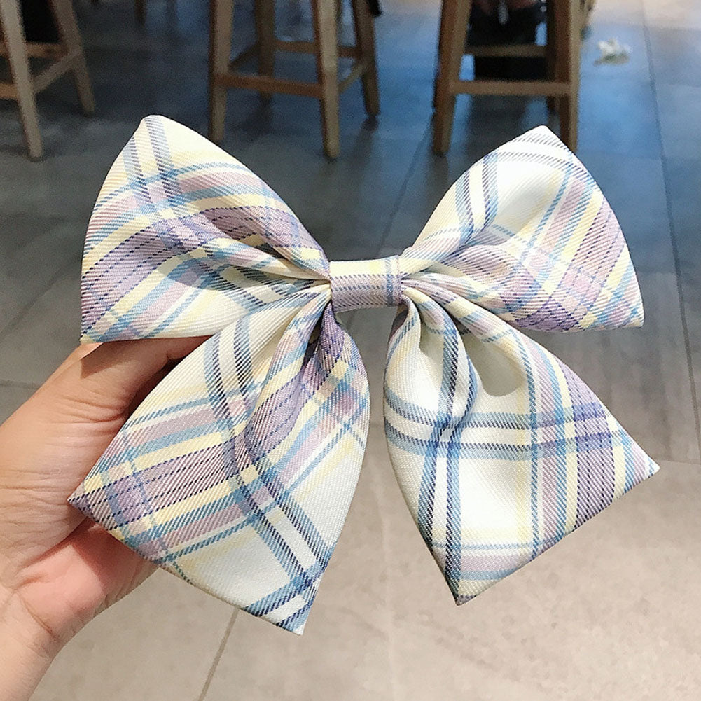 Wild Big Large Fashion Women Girls Hair Band Trendy Hairpin Casual Hair Clip Cute Ribbon Bow Ladies accessories Big Bow Barrette