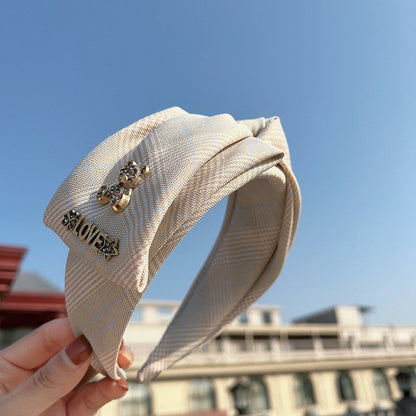 Solid Fabric Satin Hair Scarf Band Hairband for Women Girl Korea Headbands Fashion Accessorie