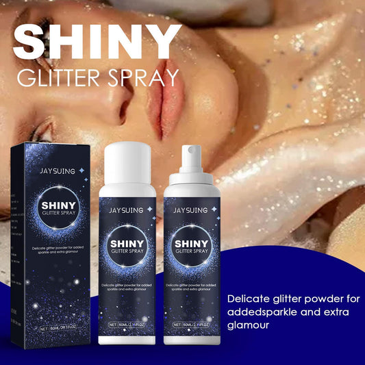 New Hair Body Starry Glitter Spray Sparkly Shimmery Highlighter Powder Holographic Powder Sprays Makeup For Party Date 60ml T2G7