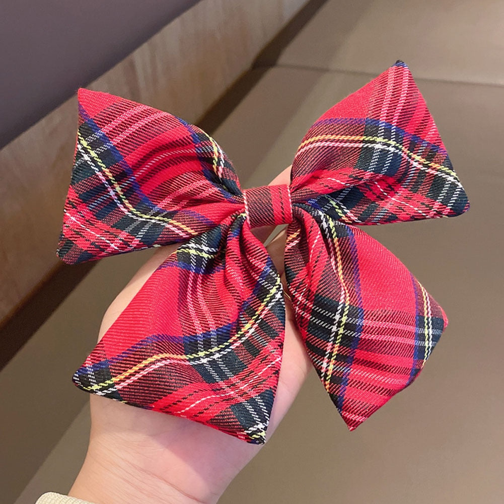 Wild Big Large Fashion Women Girls Hair Band Trendy Hairpin Casual Hair Clip Cute Ribbon Bow Ladies accessories Big Bow Barrette