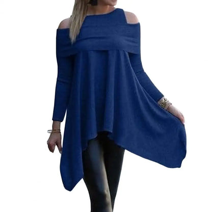 qgtao  Womens Tops And Blouses Casual O Neck Long Sleeve Top Female Tunic 2024 Autumn Plus Size Women Blusas Shirts