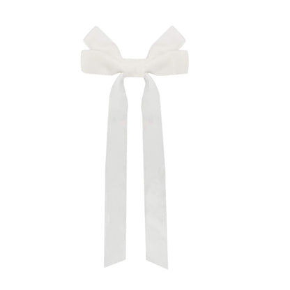 Vintage Black Big Large Velvet Bow Hair Clip For Women Girls Wedding Long Ribbon Korean Hairpins Barrette Hair Accessories