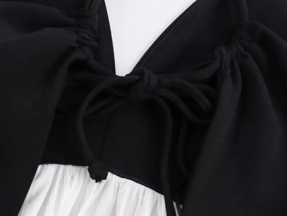 qgtao  2024 Women's Patchwork Dress Robe Dresses on Sale Clearance Sexy Costume Long Femme Elegant Fashion Summer De Soiree