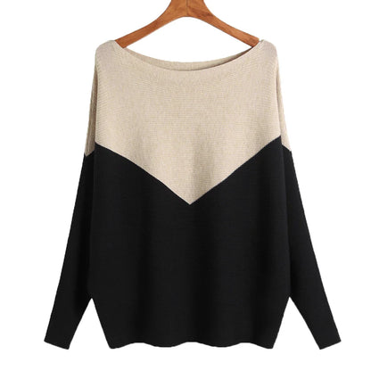 qgtao Winter 2024 Boat Neck Batwing Sweaters Pullovers Women Casual Cashmere Sweater Plus Size Knit Jumpers Tops Pull Femme