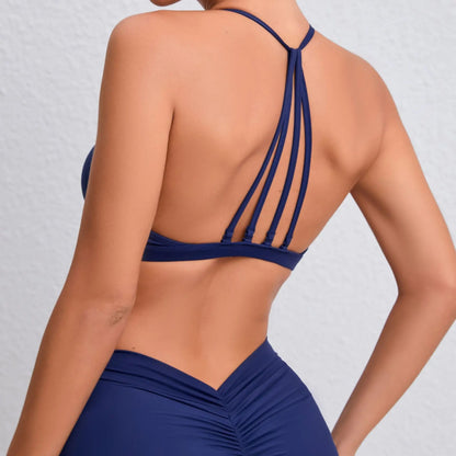 qgtao Hot Girl Hollow Out Running Sports Bra Fitness Yoga Bra Crop Tank Top Underwear Women Vest Shockproof Shirt Jogging Sportswear