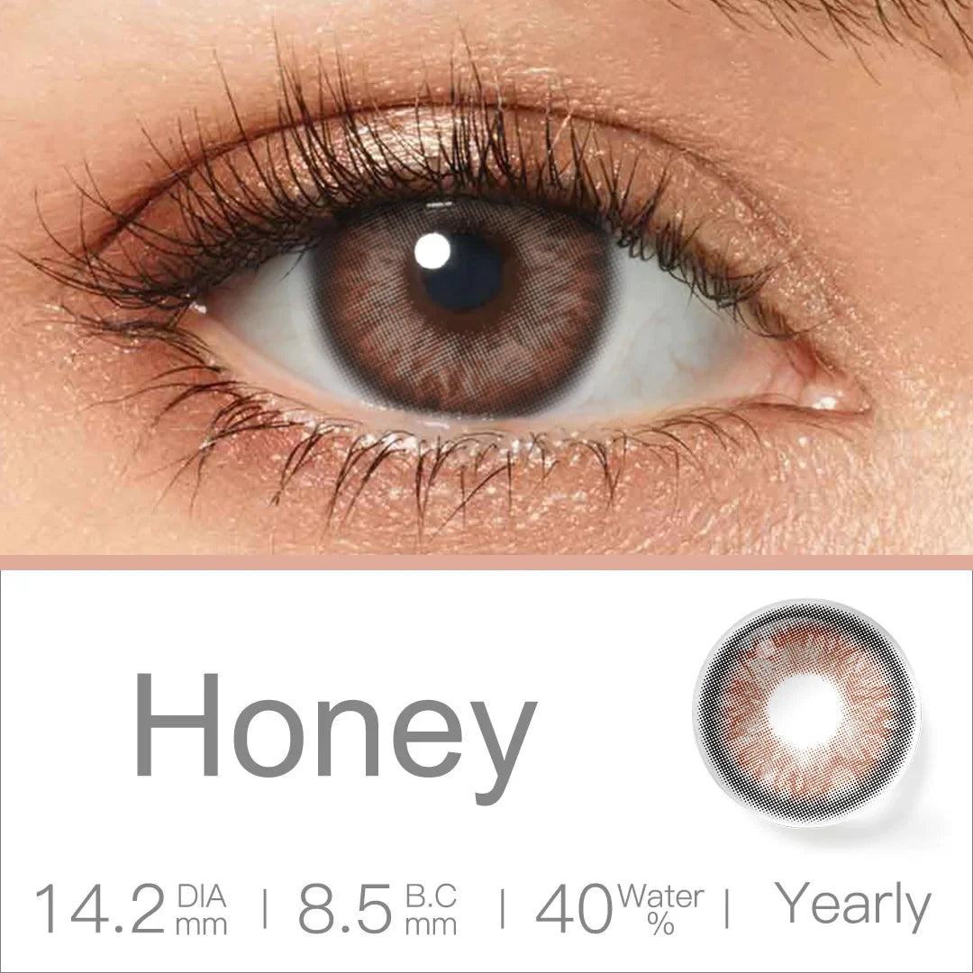 qgtao Colored Contact Lenses Natural Look Brown Eye Lenses Beauty pupils Blue contact Lenses Eye Cosmetic Color Lens