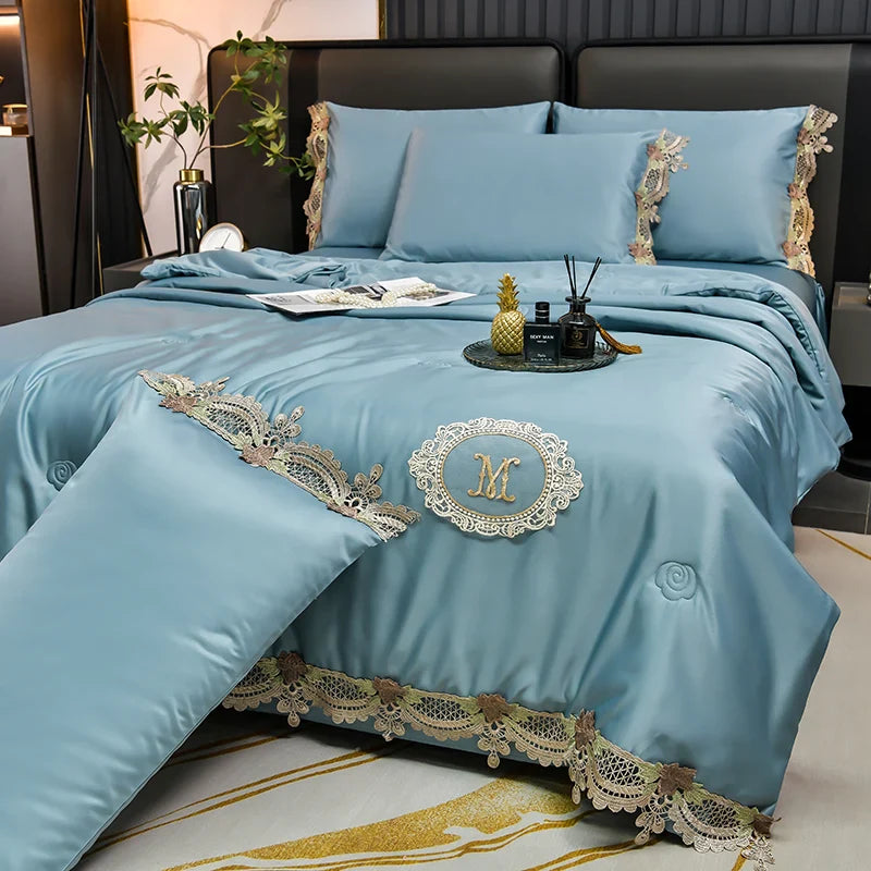 Yeknu Queen Quilt Bedding Set - Lightweight Summer Quilt Full/Queen Bedspreads Queen Size- Bedding Coverlets for All Seasons