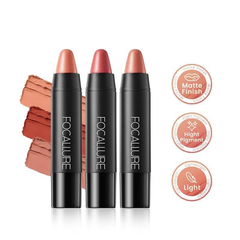 31 Colors Waterproof Matte Lipstick Shimmer Metal Moisturizing Long-lasting Lipbalm Lip Makeup Cosmetics for Women