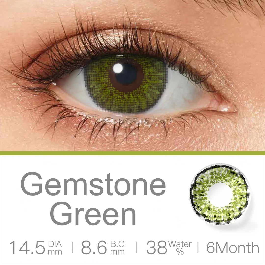 qgtao Colored Contact Lenses For Eyes 1 Pair Color Contact Lenses 3 TONE Color Lens Eyes Contacts