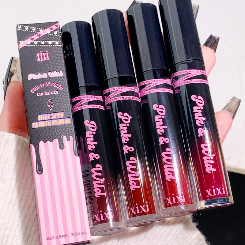 Hydration Mist Lip Gloss Watery Matte Lipgloss Waterproof Non-stick Smooth Liquid Lipstick Lip Makeup Longwear Velvet Lip Tint