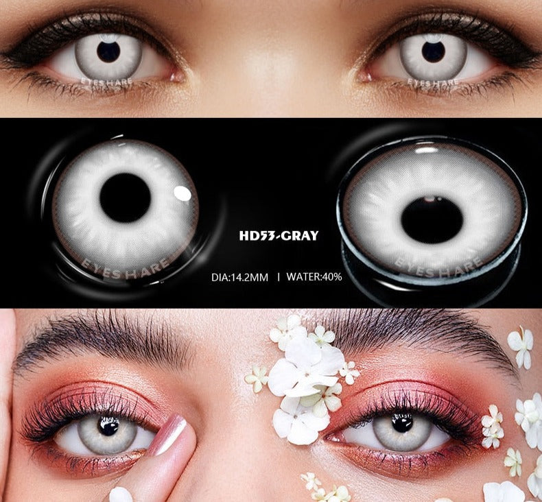 1pair Halloween Cosplay Color Contacts Lenses For Eyes Blue Black Colored Lens Anime Yearly Beauty Makeup Contacts Lens