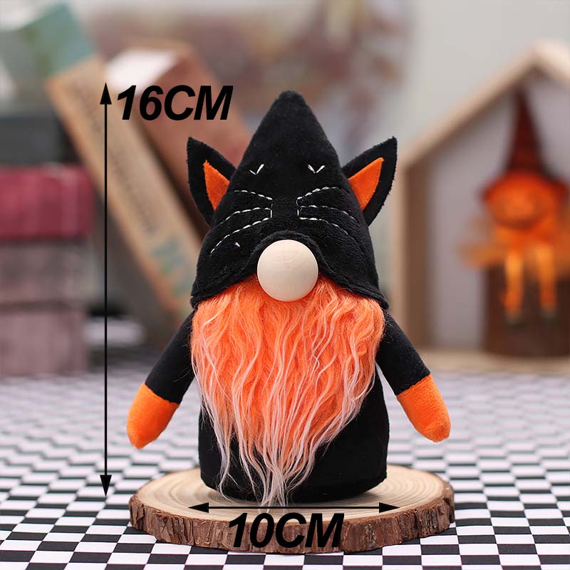 Halloween Gnome Plush Halloween Decoration for Home Handmade Faceless Dolls Gnome Ornaments Cute Elf Scandinavian Tomte Gnomes