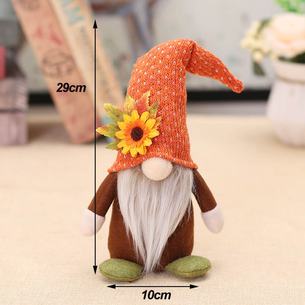 Halloween Gnome Plush Halloween Decoration for Home Handmade Faceless Dolls Gnome Ornaments Cute Elf Scandinavian Tomte Gnomes