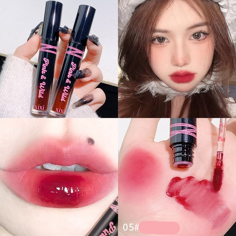 Hydration Mist Lip Gloss Watery Matte Lipgloss Waterproof Non-stick Smooth Liquid Lipstick Lip Makeup Longwear Velvet Lip Tint