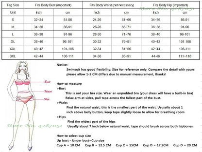 Underwire Women Sexy Swimsuit 2 Pieces Swimwear Slim Monokini Chains Print Push Up Bikinis Black Blue Green Beachwear 2024