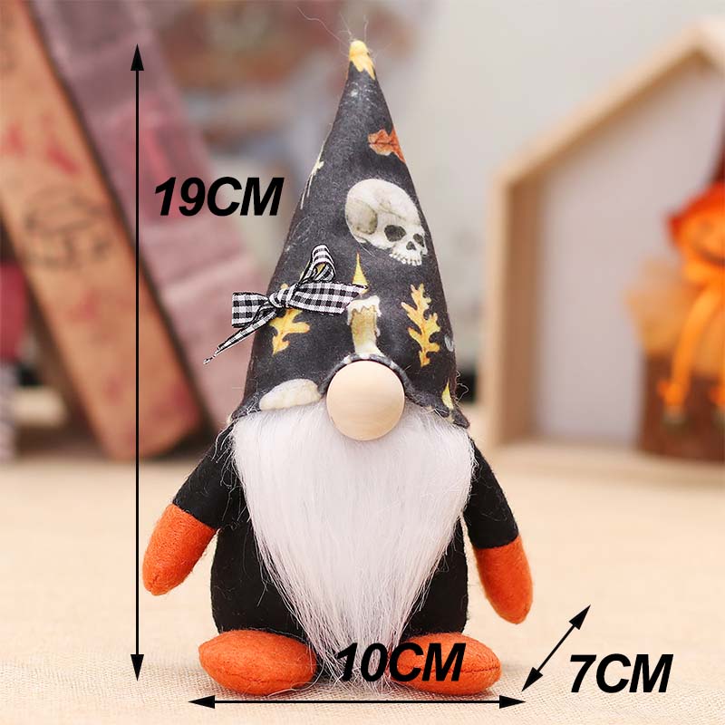 Halloween Gnome Plush Halloween Decoration for Home Handmade Faceless Dolls Gnome Ornaments Cute Elf Scandinavian Tomte Gnomes