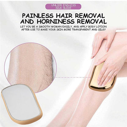 Nano Crystal Physical Hair Removal Bleame Crystal Hair Eraser Painless Safe Epilator Easy Cleaning Reusable Glass Hair Removal