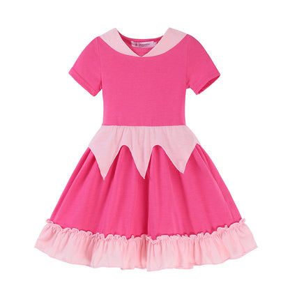 2022 Summer Girls Encanto Charm Isabela Dress Mirabel Costume Frozen Princess Elsa Anna Cinderella Kids Clothes Prom Party Dress