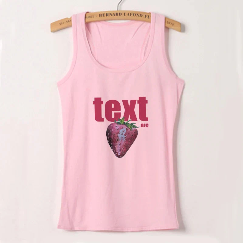 qgtao Y2k Street Crop Tops Women's Short Sleeve O Neck Clothes Sexy T-shirts Sling Vest Graphics Print Summer Female Slim Baby Tees