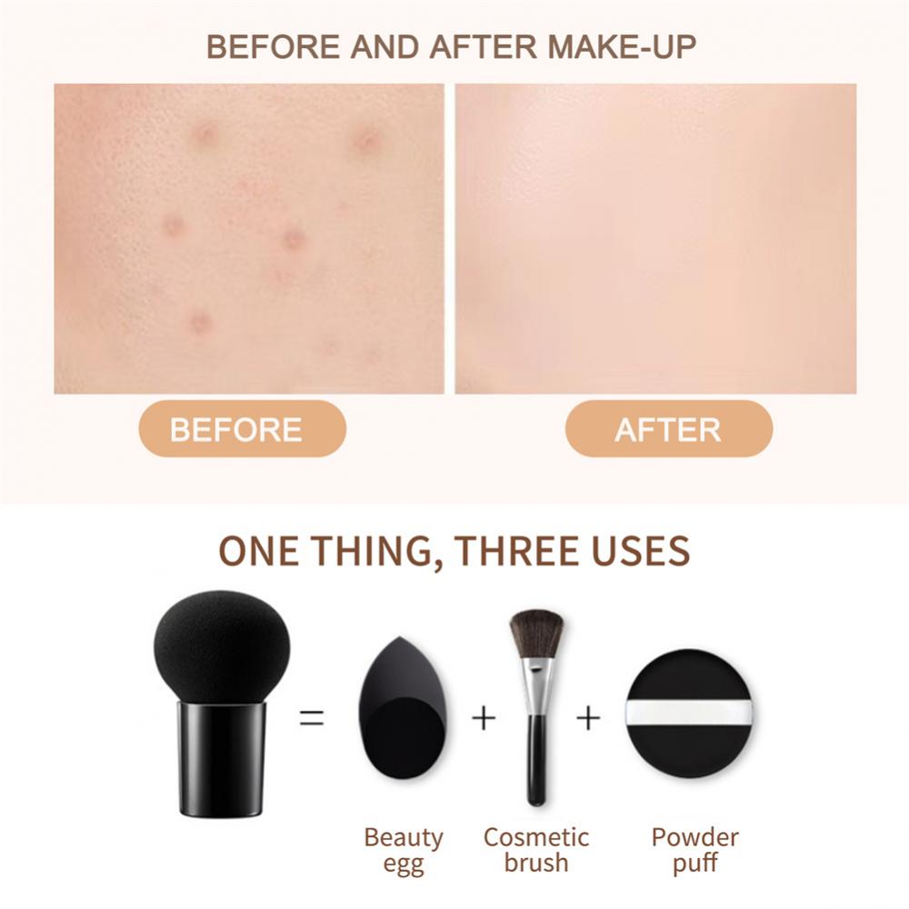 Foundation Mushroom Head Air Cushion CC Cream Waterproof Brighten Foundation Cream Women Base Makeup Face Korean Cosmetics