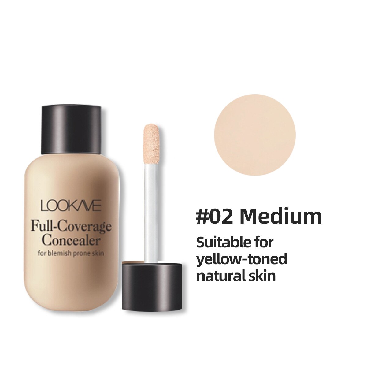 3 Colors Waterproof Foundation Base Matte Long Wear Oil Control Concealer Whitening Liquid Foundation Women Makeup Cosmetic 12ml