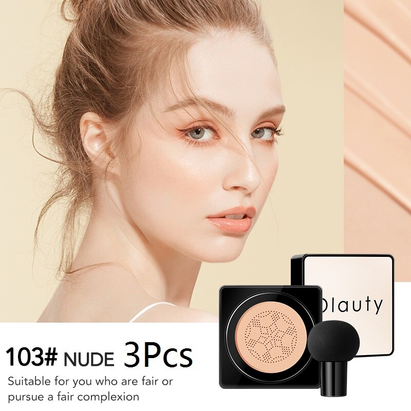 New Mushroom Head Air Cushion BB Cream Foundation Concealer Whitening Makeup Cosmetics Waterproof Face Base Tone Air-permeable