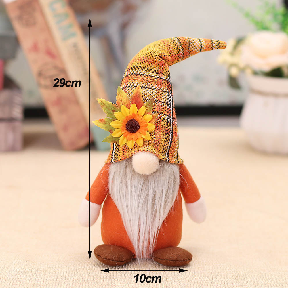 Halloween Gnome Plush Halloween Decoration for Home Handmade Faceless Dolls Gnome Ornaments Cute Elf Scandinavian Tomte Gnomes