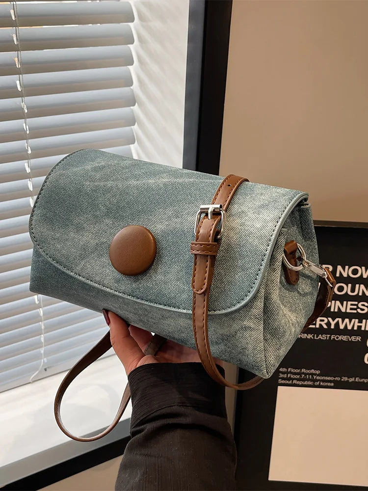 qgtao WomenTrendy High End Commuting Shoulder Bag Double Shoulder Straps Spring Autumn New Style Fashion Crossbody Small Square Bags