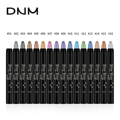 qgtao  -  Waterproof Pearlescent Eyeshadow Pencil Stick 16 Colors Lasting Glitter Shimmer Eye Shadow Pen Eyeliner Stick Eyes Makeup Tools