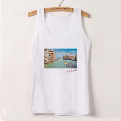 qgtao Gothic Fairycore Sexy Corset Grunge T-shirts Aesthetic Print 00s Y2k Style Crop Tops Sleeveless Women Punk Vintage Girls Summer