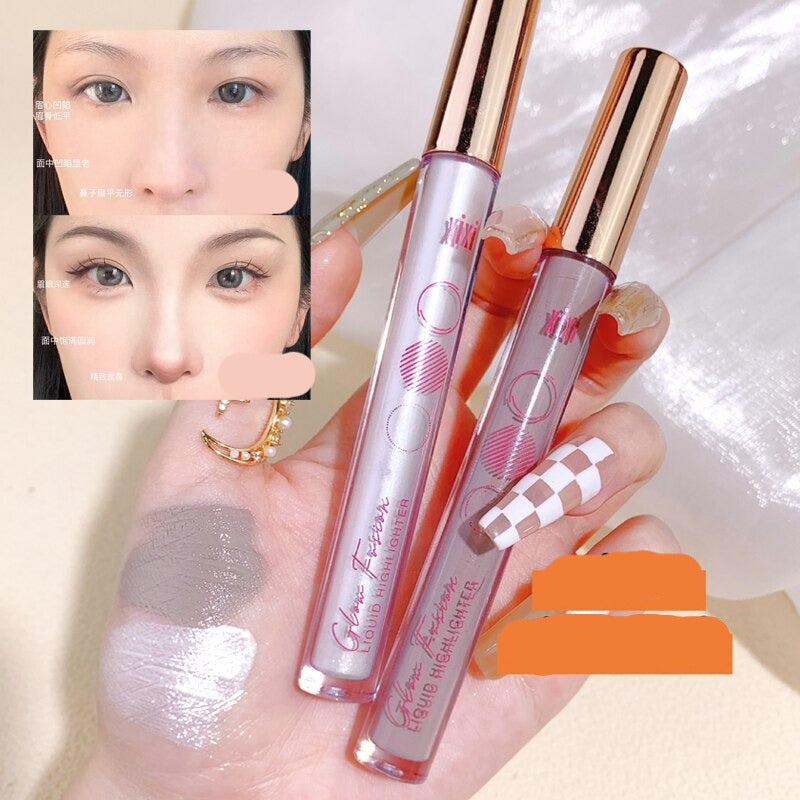 Diamond Glitter Liquid Highlighter Facial Bronze Contouring Repair Stick Brightening Concealer Face Body Shadow Makeup Cosmetics