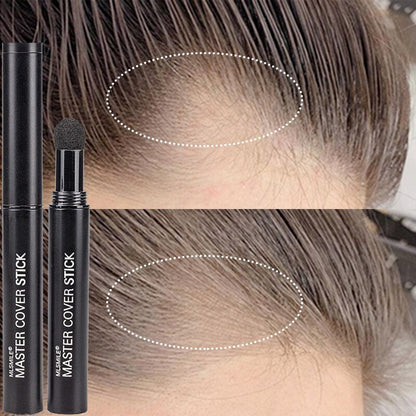 Waterproof Hair Shadow Powder Makeup Hairline Dye Contour Stick Hair Root Edge Cover Natural Hairline Eyebrow Filling Pen 1PCS