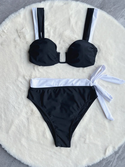 qgtao  Bikini Sexy Women Swimsuit 2023 Bikini Set Push Up Bathing Suit Brazil Swimwear Biquini Swimming Suit Beachwear