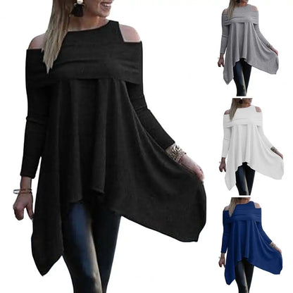 qgtao  Womens Tops And Blouses Casual O Neck Long Sleeve Top Female Tunic 2024 Autumn Plus Size Women Blusas Shirts