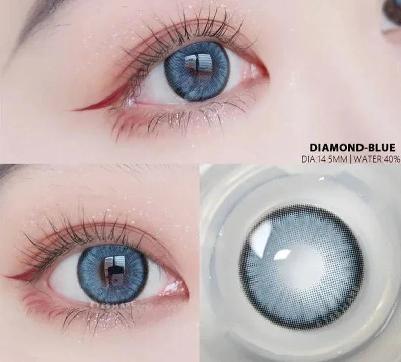 1 Pair New Colored Contact Lenses for Eyes Korean Lens Natural Big Eye Lenses Brown Lenses Blue Eye Contacts Red Lenses