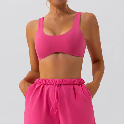 qgtao Breathable Sports Bra Shockproof Crop Anti-sweat Fitness Top Women Seamless Yoga Push up Sport Gym Workout Top Soft Underwear