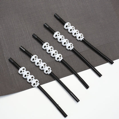 Halloween Pumpkin Straw Ghost Straws Halloween Decoration Straws Halloween Party Supplies Halloween Decorations for Home party