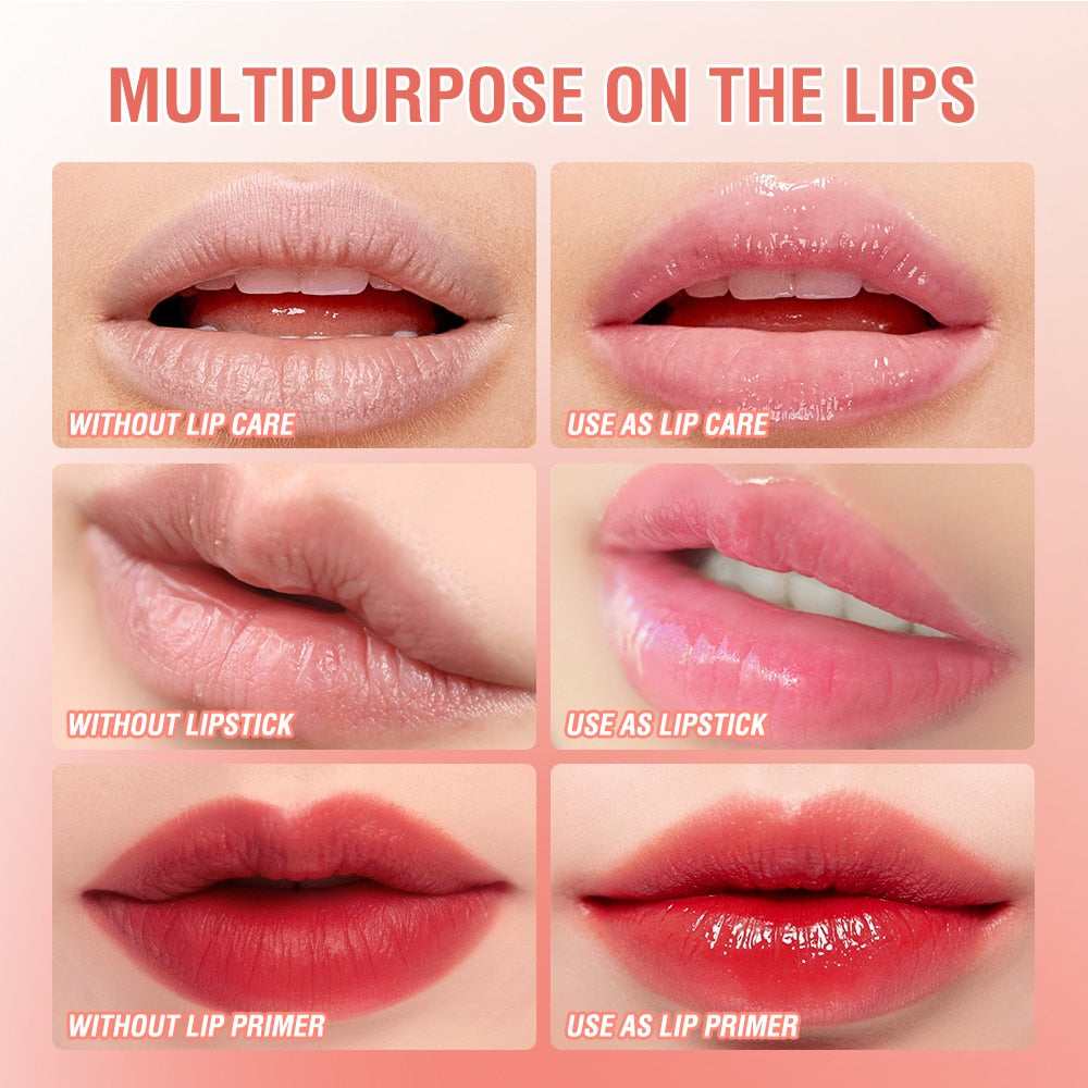 Lip Balm Colors Ever-changing Lips Plumper Oil Moisturizing Long Lasting With Natural Beeswax Lip Gloss Makeup Lip Care